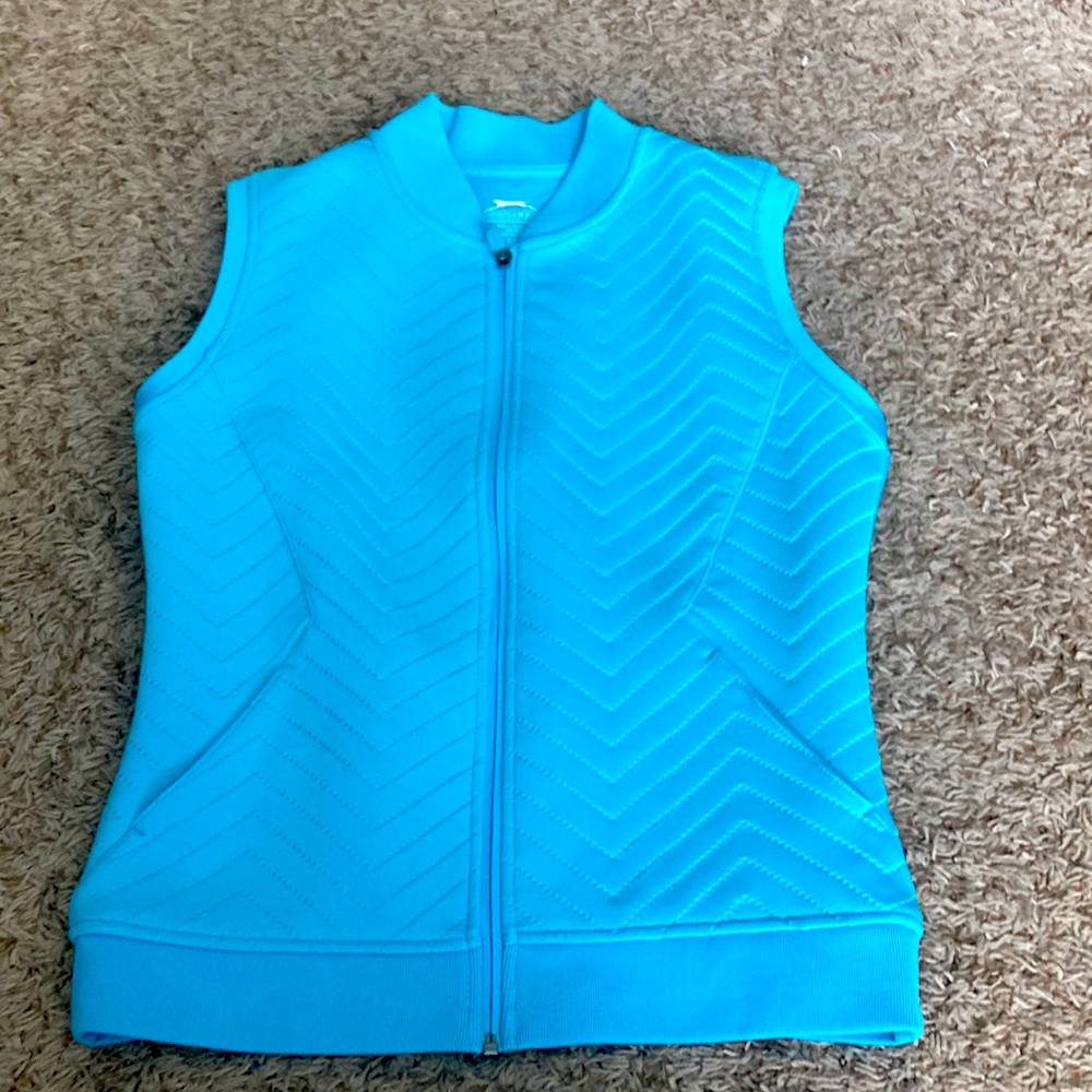 Woman’s Bright blue Zip up